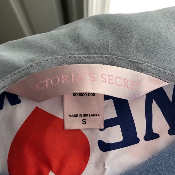 Vntg. Victoria Secret Pajamas, light blue. - Picture 3 of 3